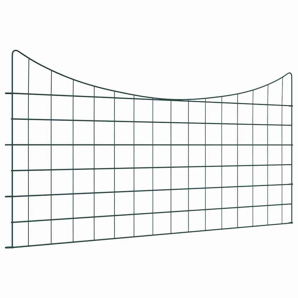 Damhegnsett 5 pcs grønn 100 x 50 cm Stål