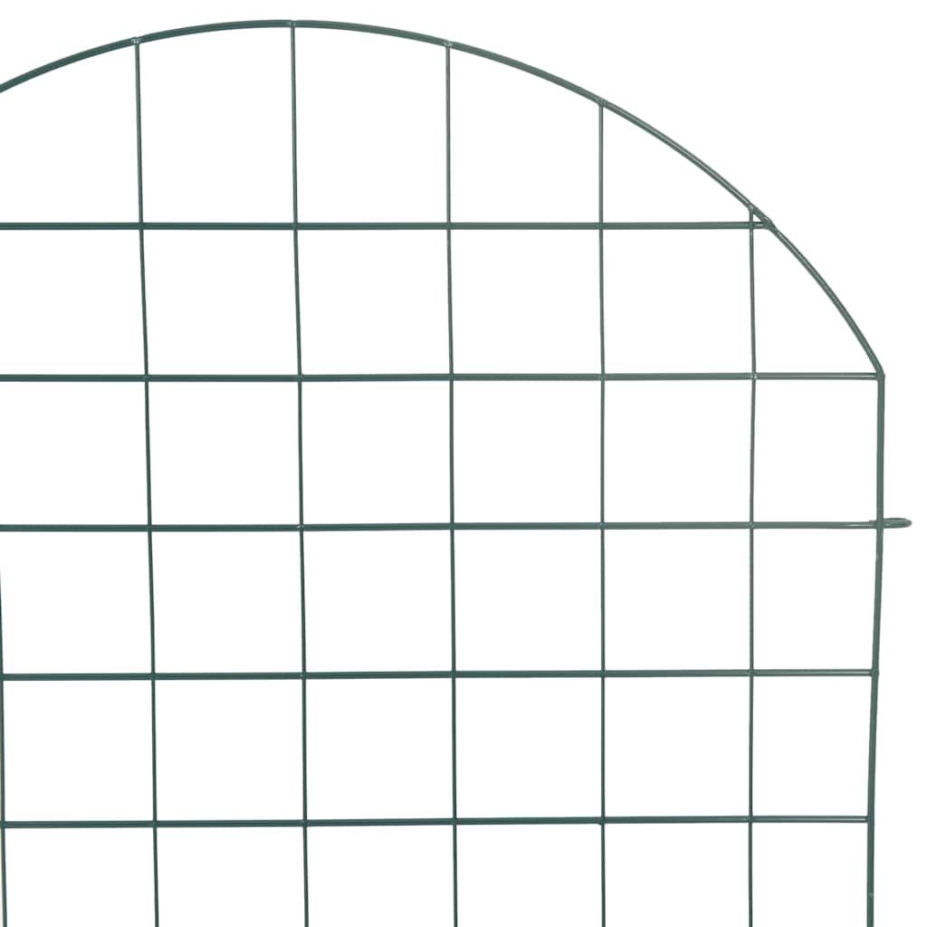 Damhegnsett 8 pcs grønn 50 x 80 cm Stål