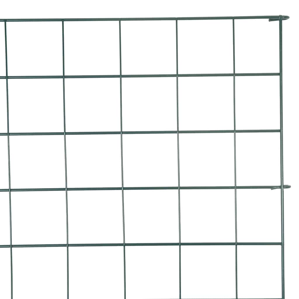 Damhegnsett 8 pcs grønn 50 x 80 cm Stål