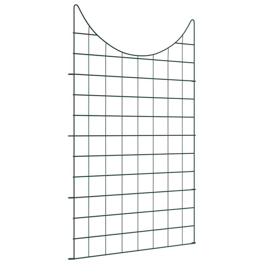 Damhegnsett 8 pcs grønn 50 x 80 cm Stål