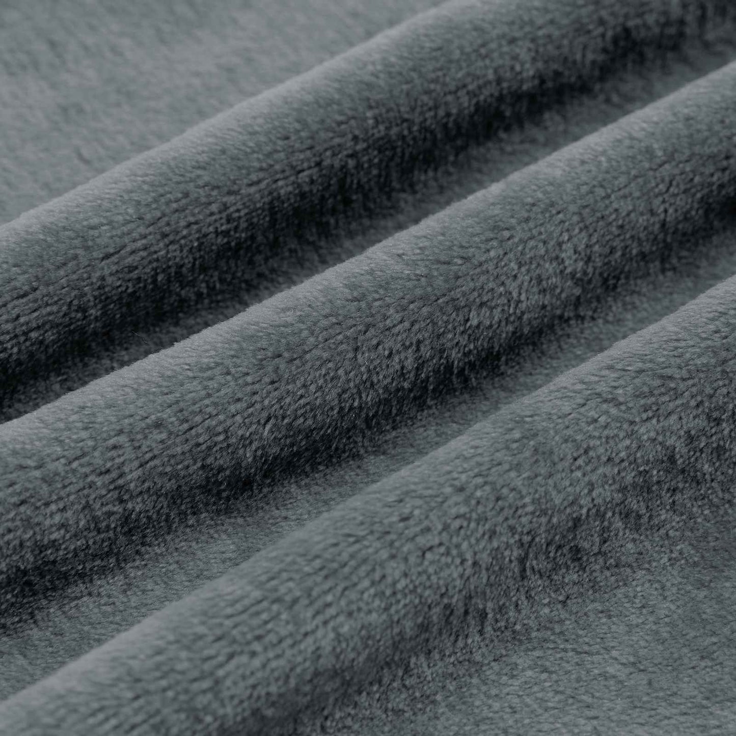 Kastteppe Mørkegrå 130 x 150 cm Fleece