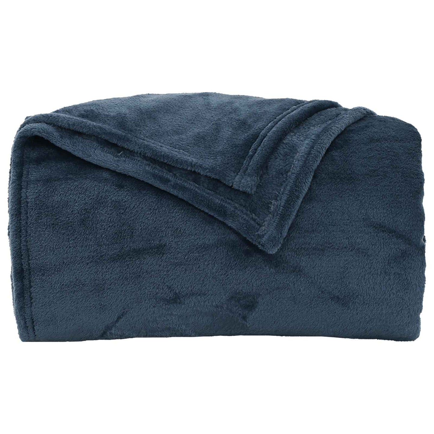 Kastteppe Marineblå 130 x 150 cm Fleece