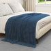 Kastteppe Marineblå 150 x 200 cm Fleece
