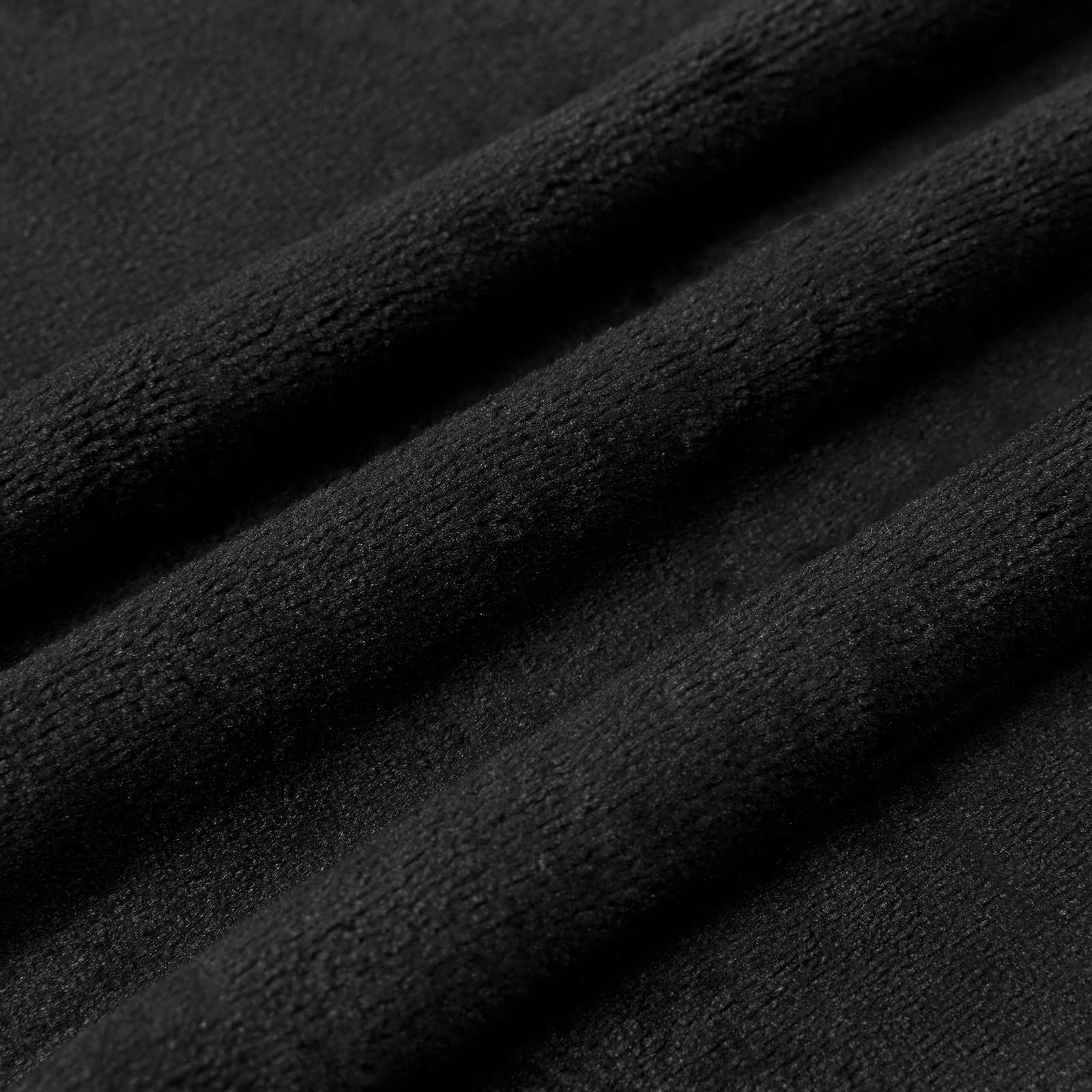 Kastteppe Svart 150 x 200 cm Fleece vidaXL