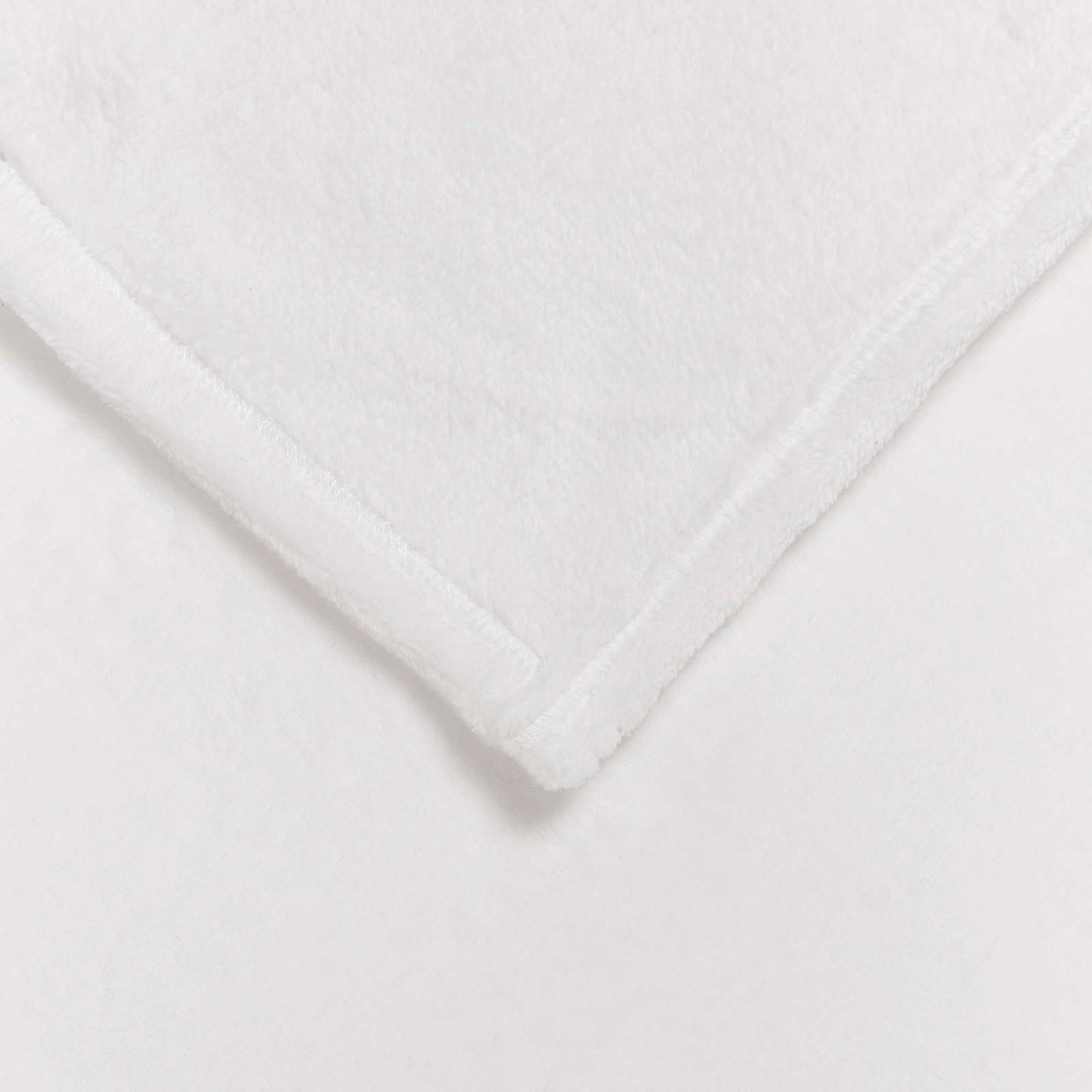 Kastteppe Hvit 150 x 200 cm Fleece