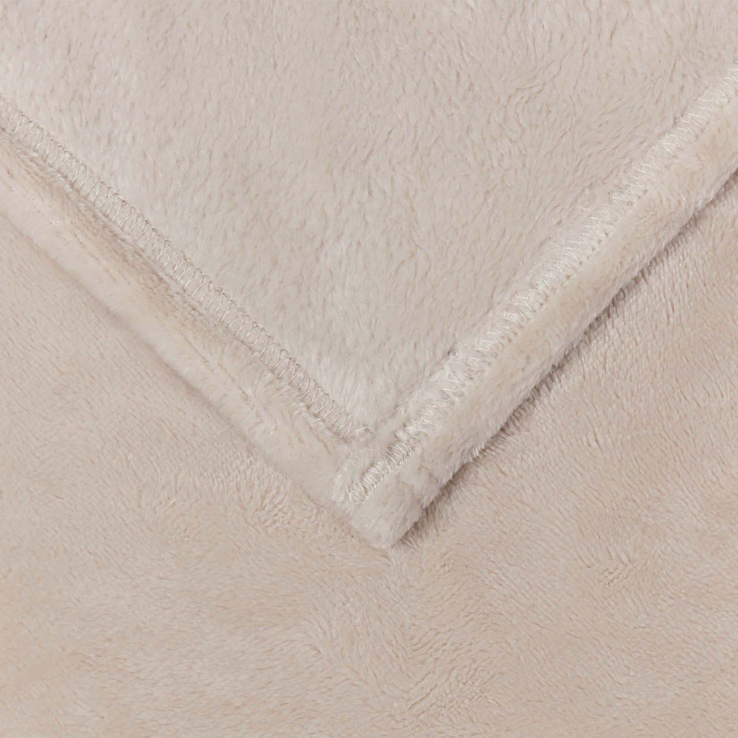 Kastepledd 6 pcs Beige 130 x 150 cm Fleece