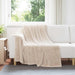 Kastepledd 6 pcs Beige 150 x 200 cm Fleece