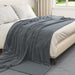 Kastepledd 6 pcs Mørkegrå 240 x 270 cm Fleece