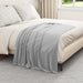 Kastepledd 6 pcs Grå 130 x 150 cm Fleece