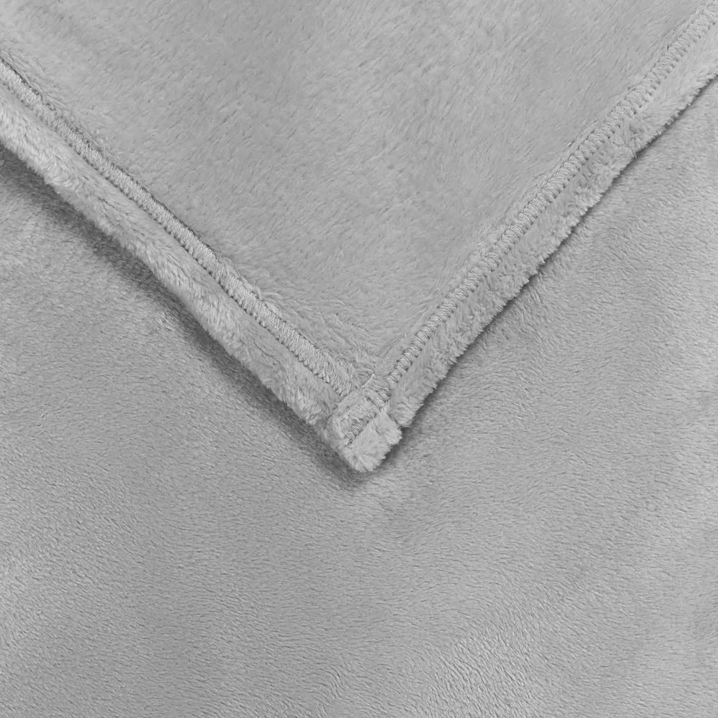 Kastepledd 6 pcs Grå 150 x 200 cm Fleece