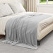 Kastepledd 6 pcs Grå 150 x 200 cm Fleece