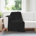Kastepledd 6 pcs Svart 130 x 150 cm Fleece