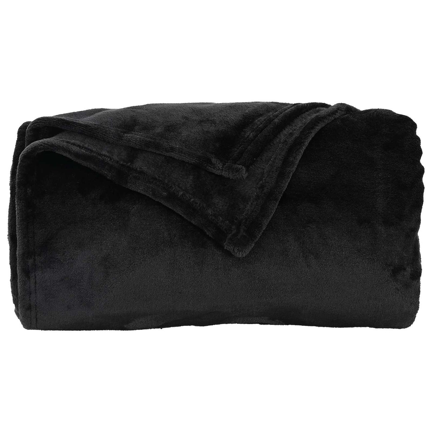 Kastepledd 6 pcs Svart 130 x 150 cm Fleece