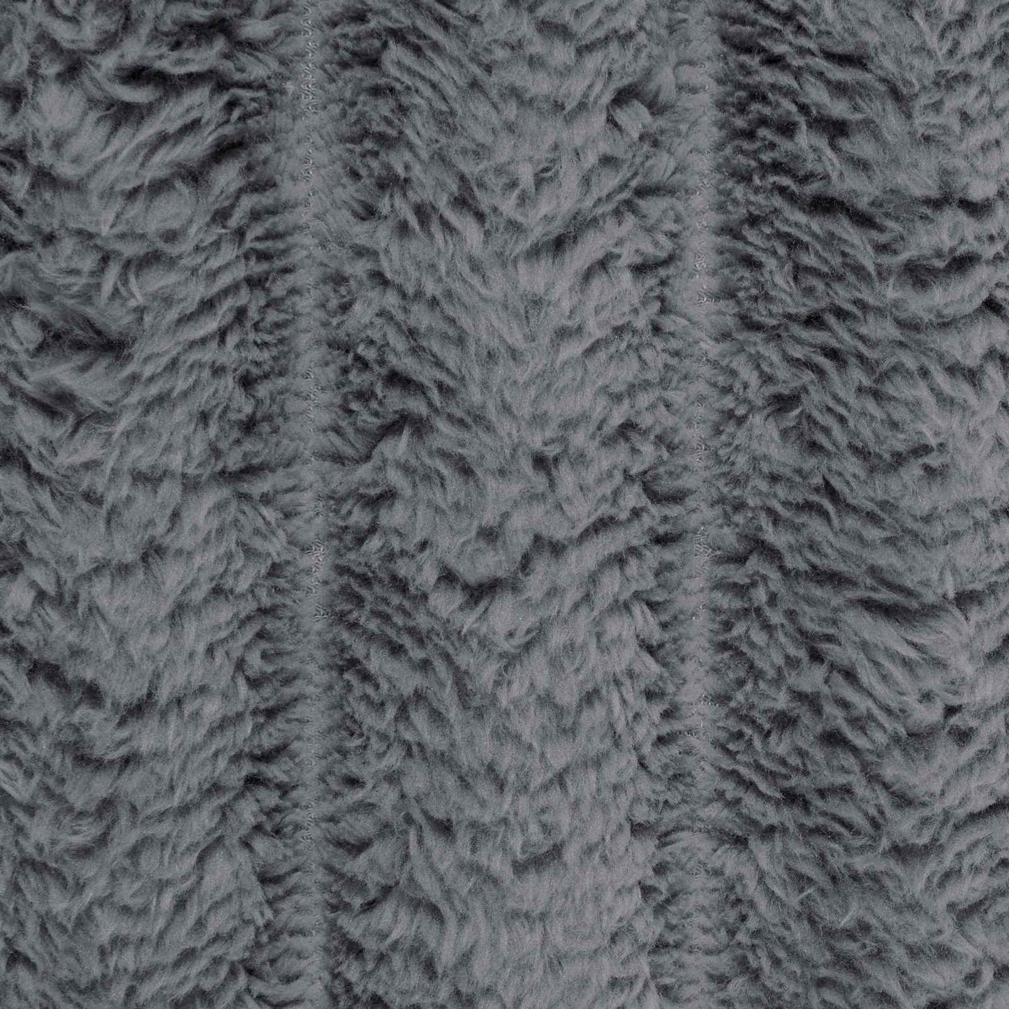 Kastteppe Mørkegrå 200 x 150 cm Fleece vidaXL