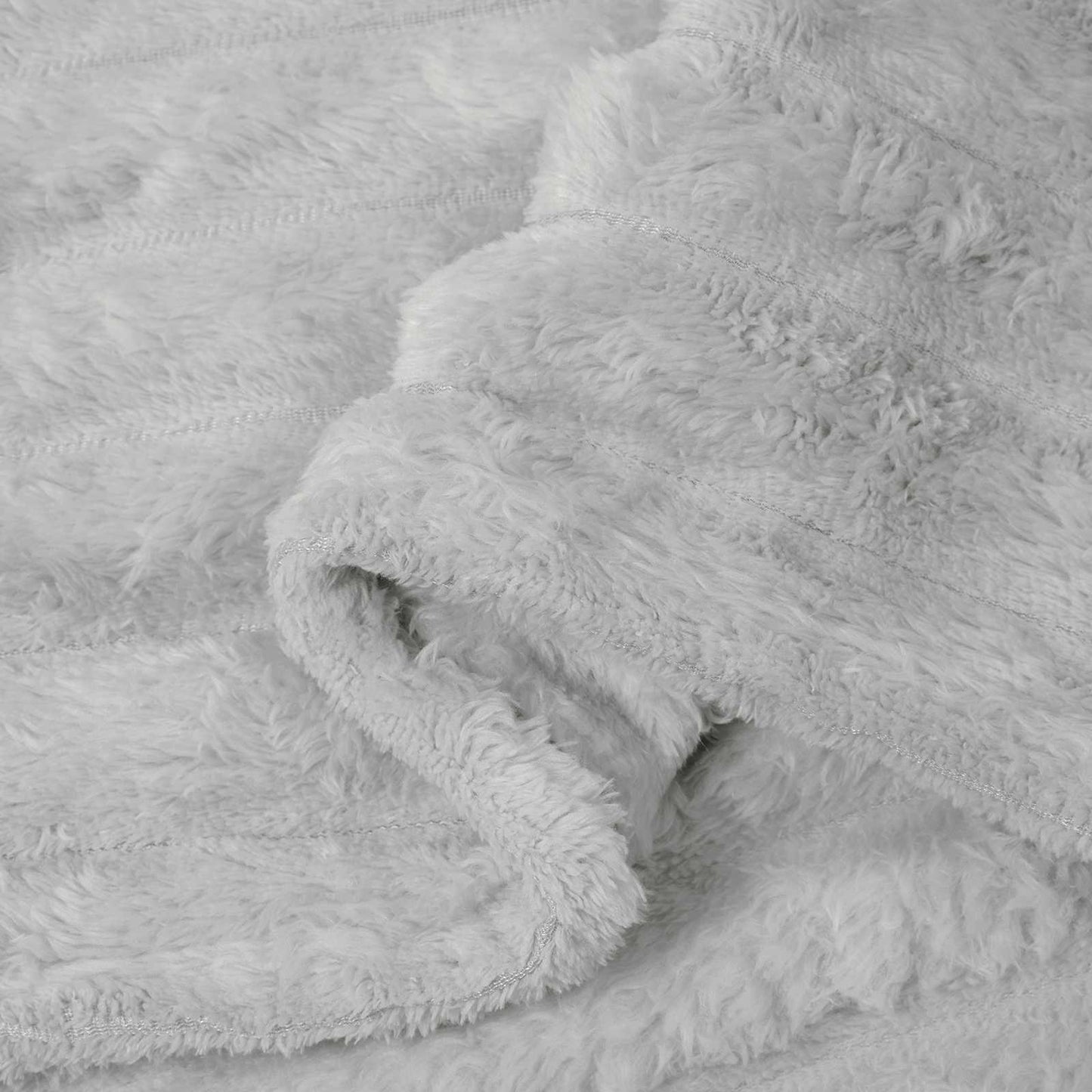 Kastteppe Grå 270 x 240 cm Fleece