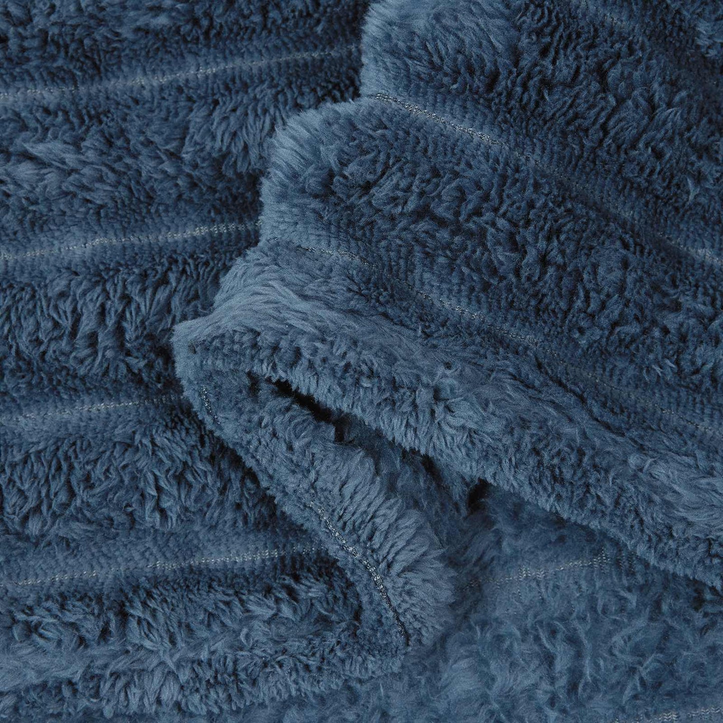 Kastteppe Marineblå 150 x 130 cm Fleece