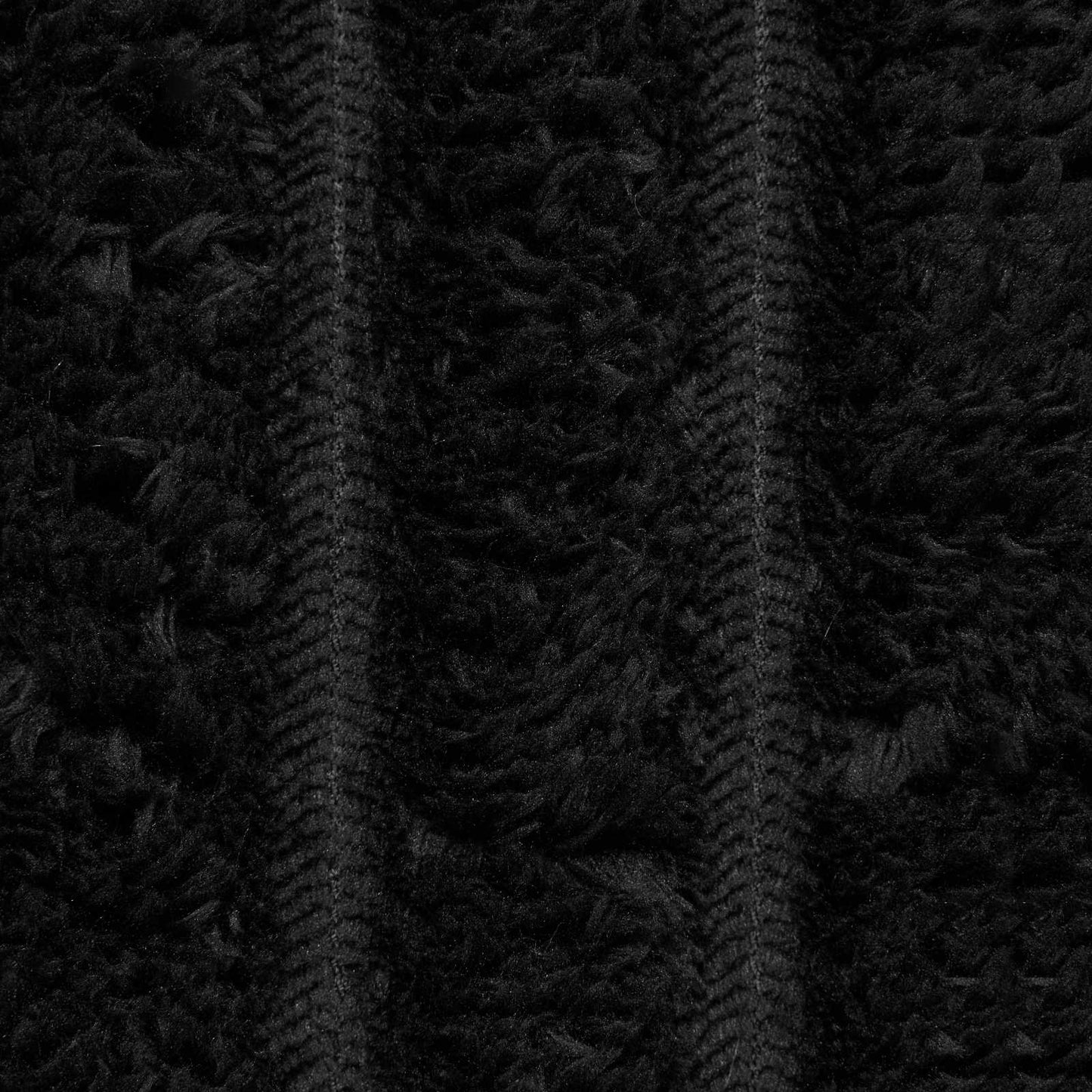Kastteppe Svart 240 x 220 cm Fleece