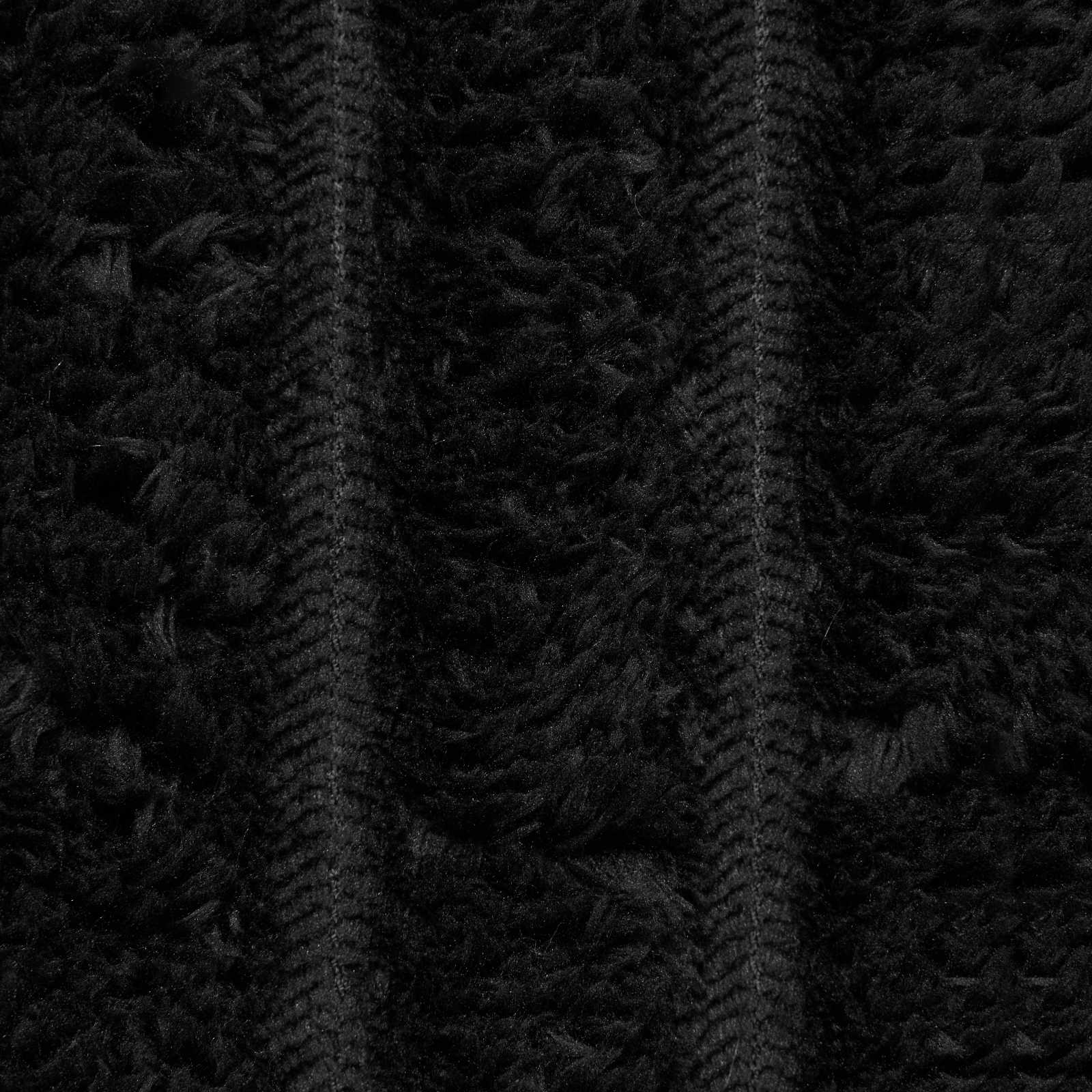 Kastteppe Svart 270 x 240 cm Fleece vidaXL
