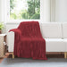 Kastteppe Bordeaux Rød 150 x 130 cm Fleece