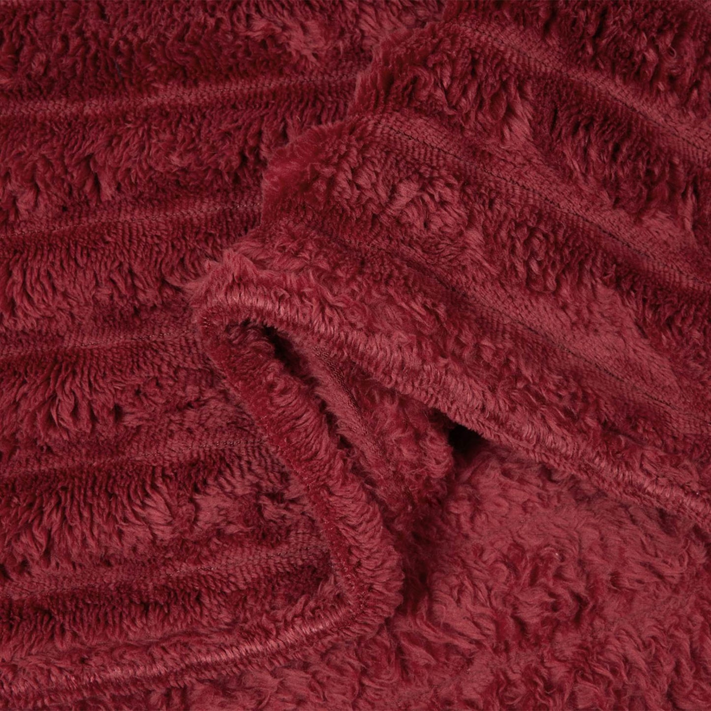 Kastteppe Bordeaux Rød 200 x 150 cm Fleece