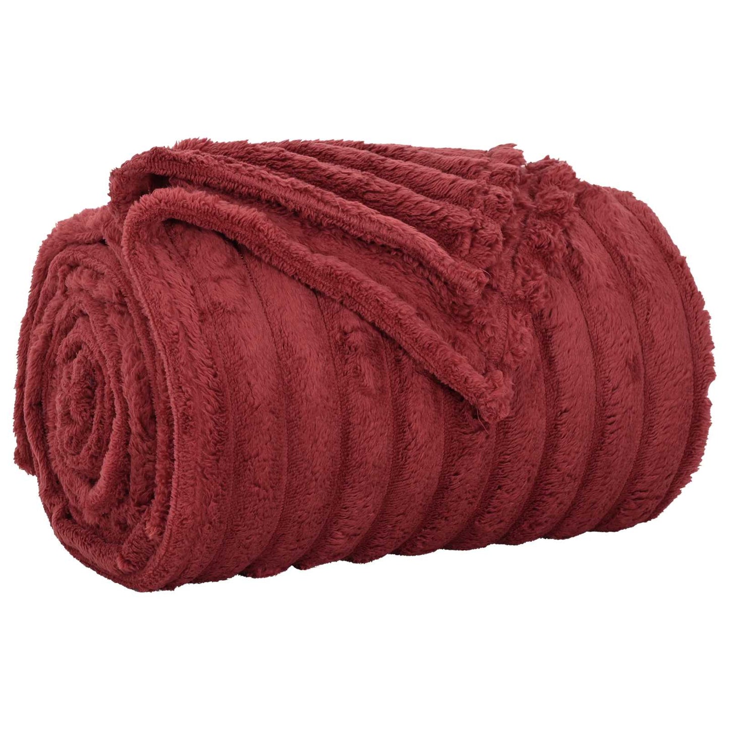 Kastteppe Bordeaux Rød 200 x 150 cm Fleece
