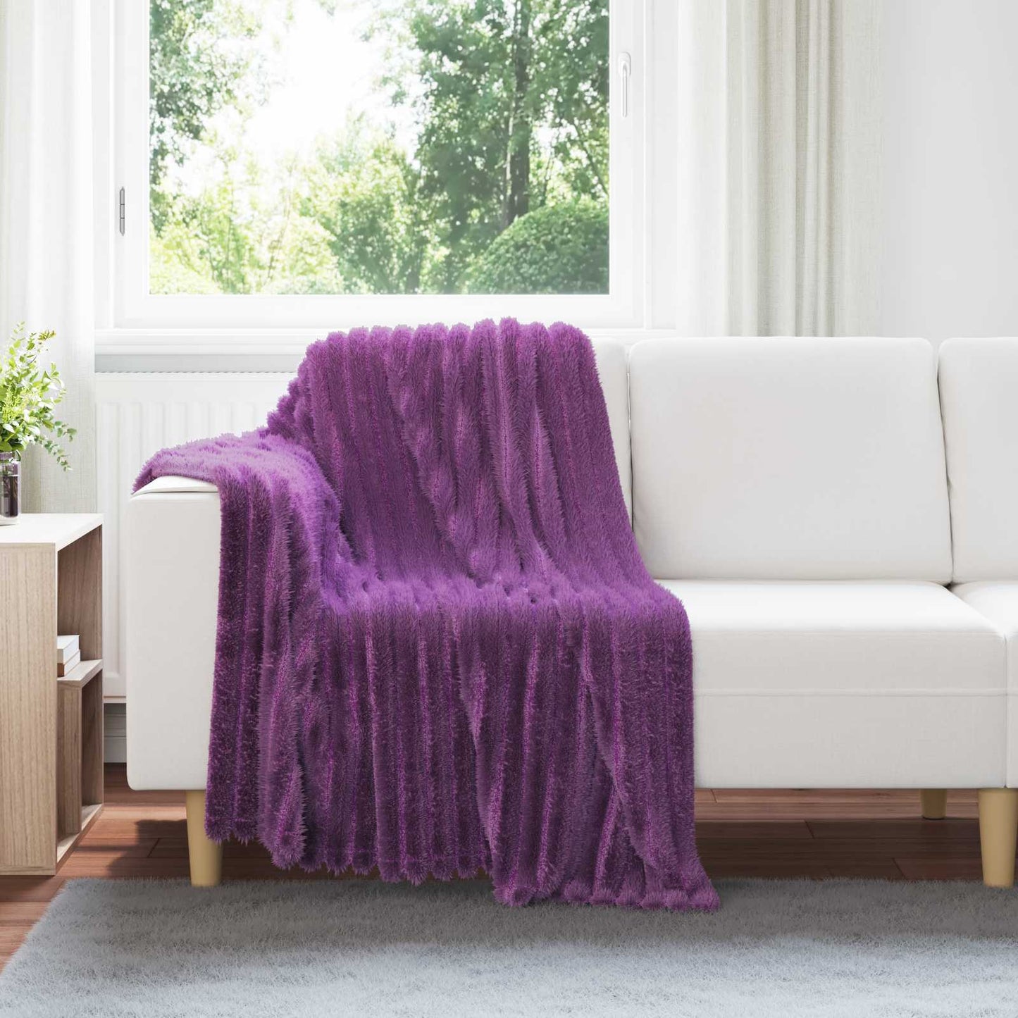 Kastteppe Lilla 150 x 130 cm Fleece