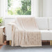 Kastepledd 6 pcs Beige 200 x 150 cm Fleece