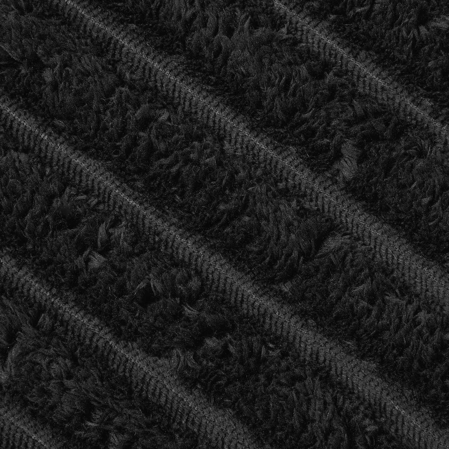Kastepledd 6 pcs Svart 270 x 240 cm Fleece