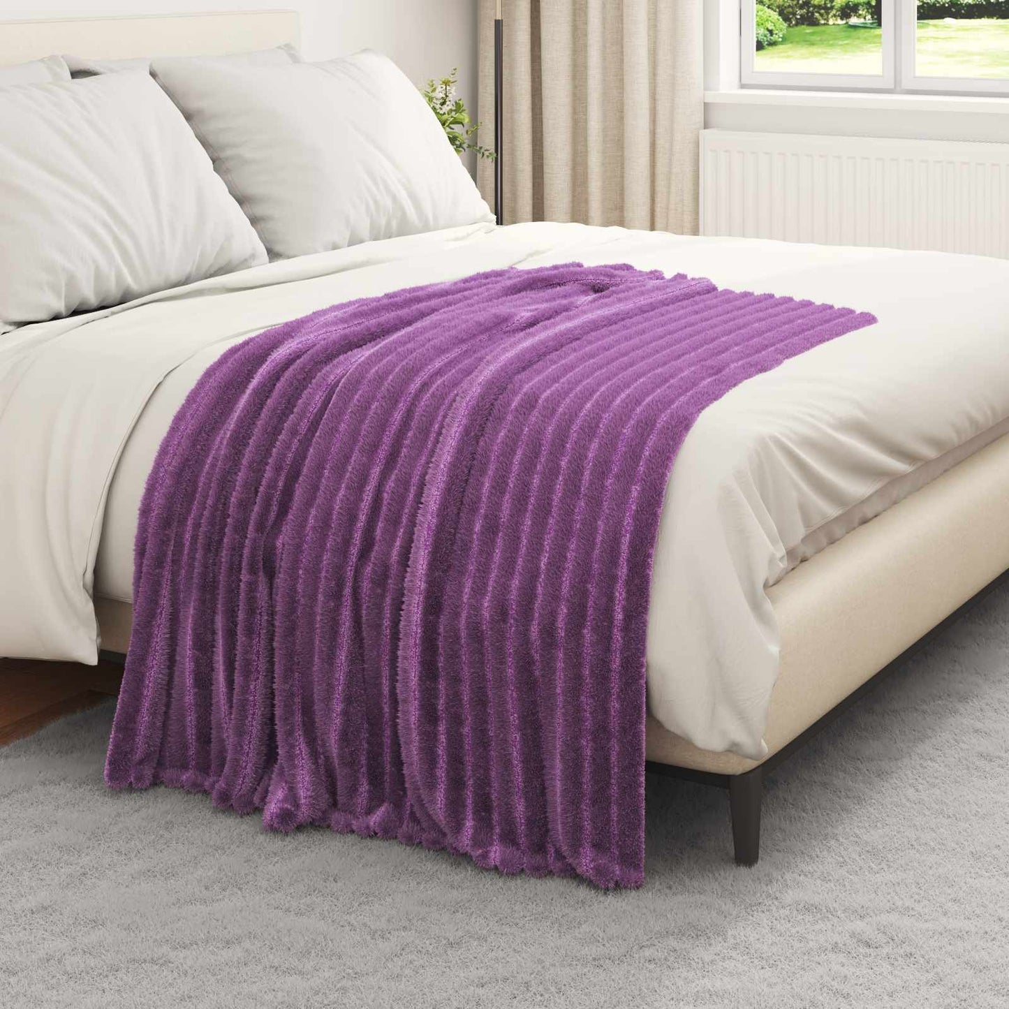 Kastepledd 6 stk. Lilla 150 x 130 cm 2.85 kg Fleece