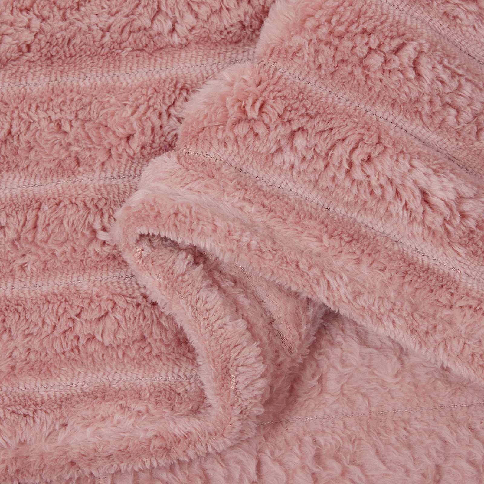 Kastepledd 6 pcs Rosa 240 x 220 cm Fleece vidaXL