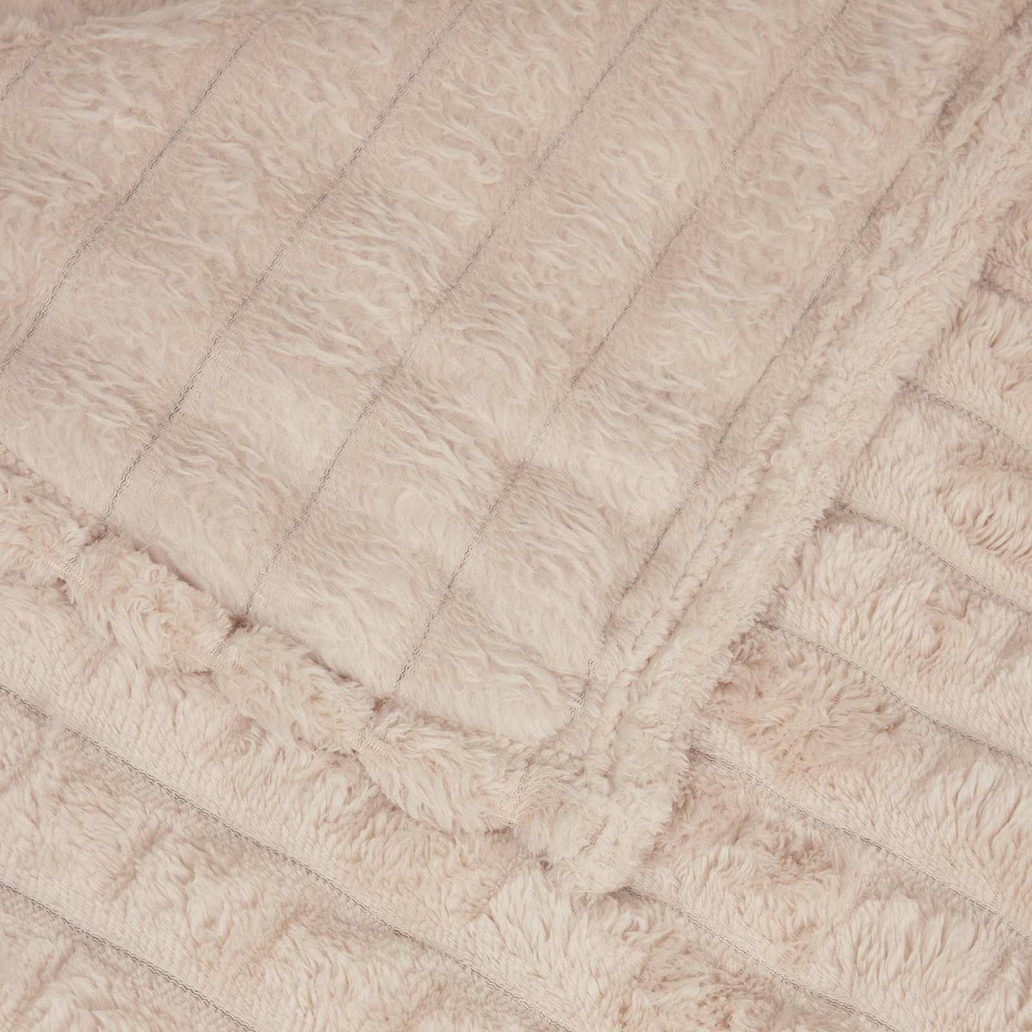 Kastteppe Beige 150 x 130 cm Fleece