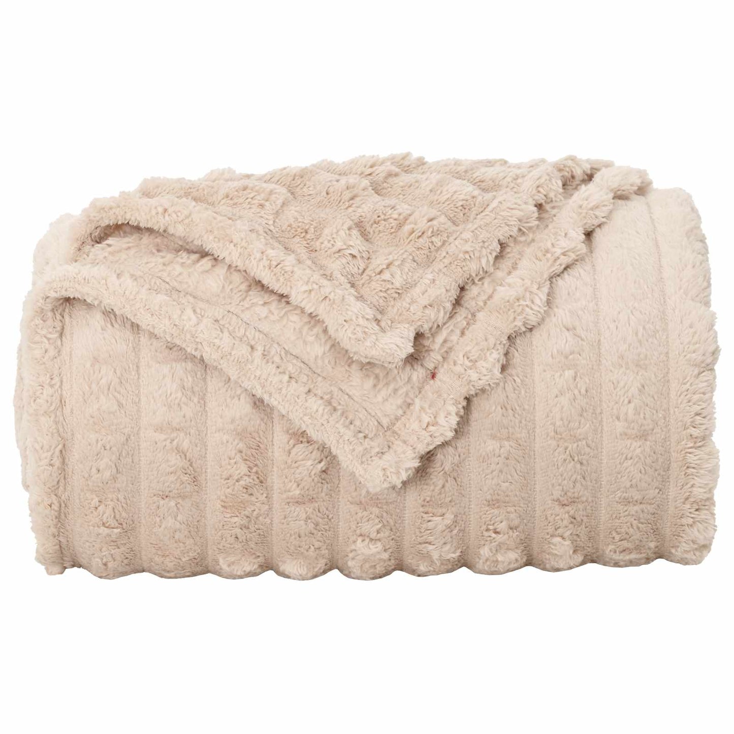 Kastteppe Beige 150 x 130 cm Fleece