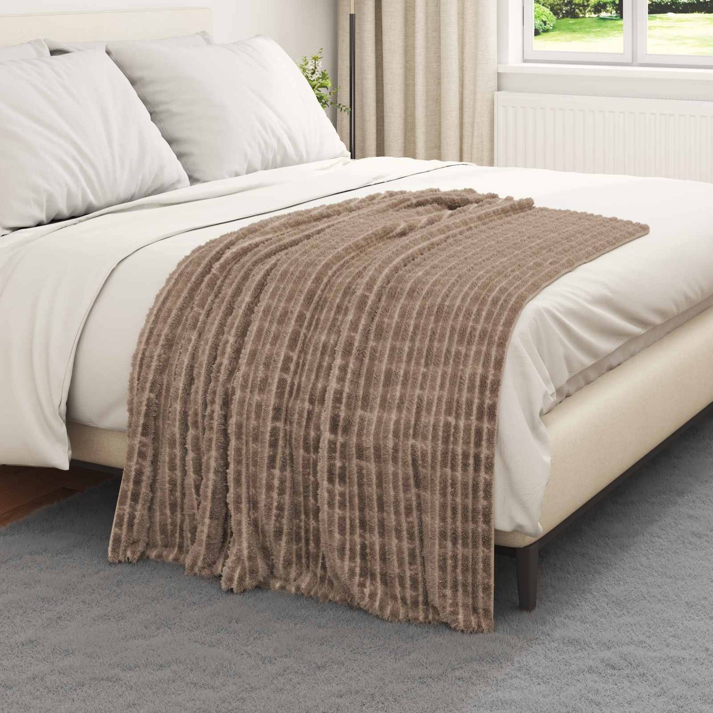 Kastteppe Kamel 150 x 130 cm Fleece