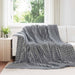 Kastteppe Mørkegrå 270 x 240 cm Fleece