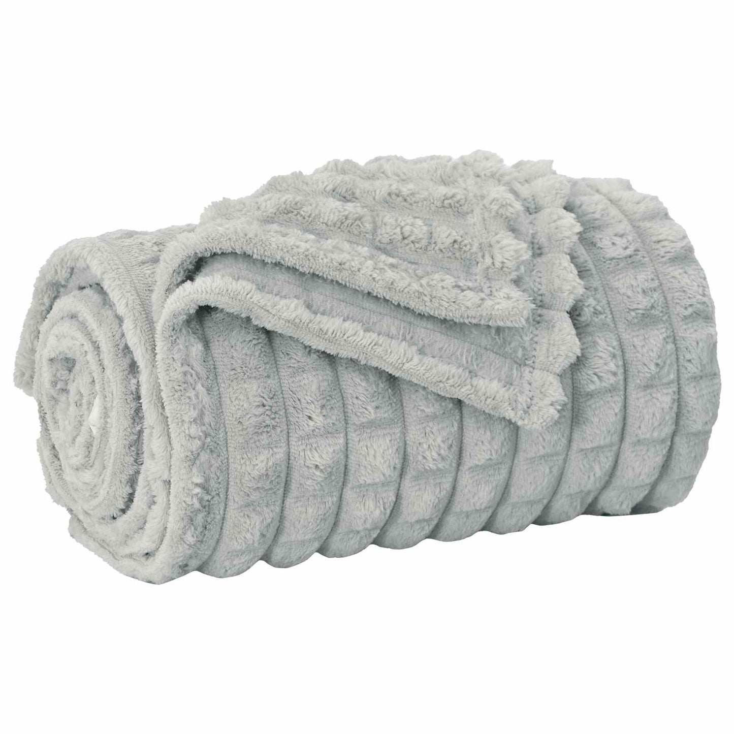 Kastteppe Grå 200 x 150 cm Fleece