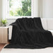 Kastteppe Svart 240 x 220 cm Fleece