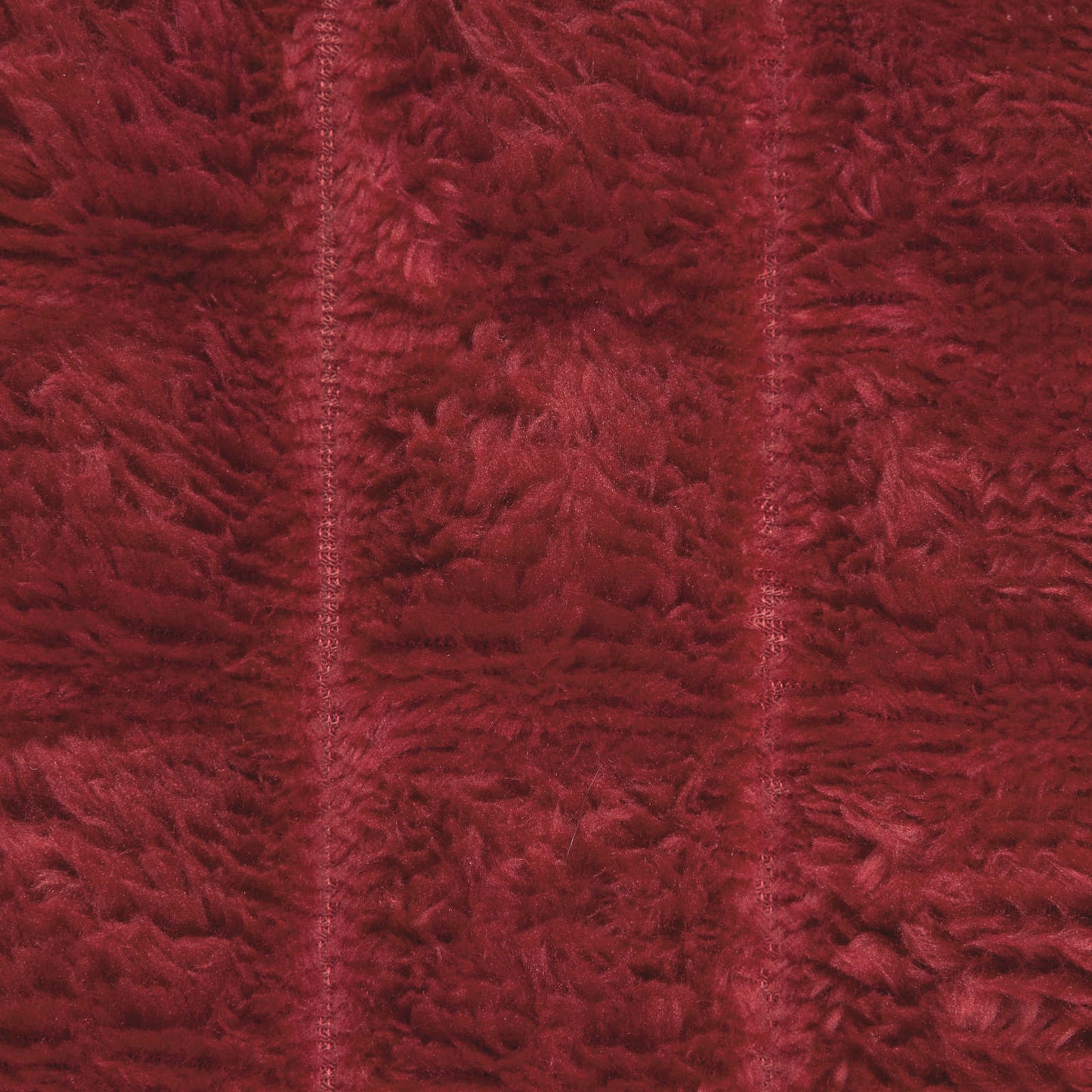 Kastteppe Bordeaux Rød 270 x 240 cm Fleece
