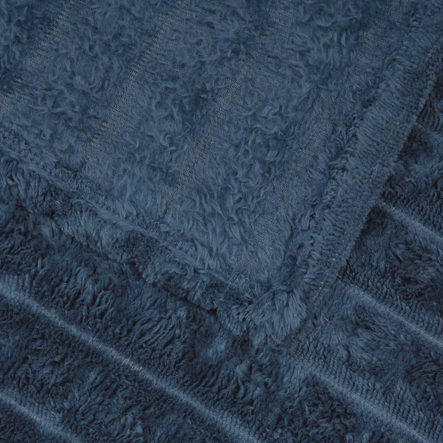 Kastepledd 6 pcs Marineblå 240 x 220 cm Fleece