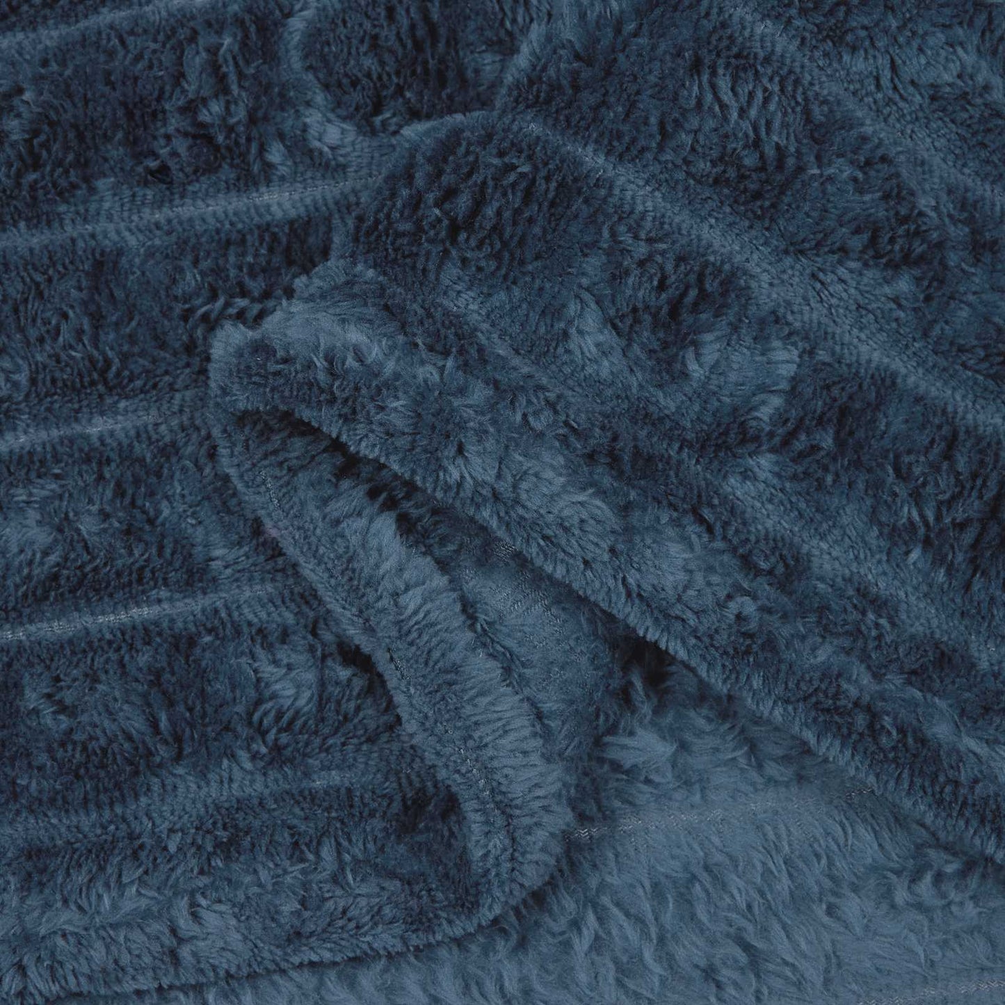 Kastepledd 6 pcs Marineblå 270 x 240 cm Fleece
