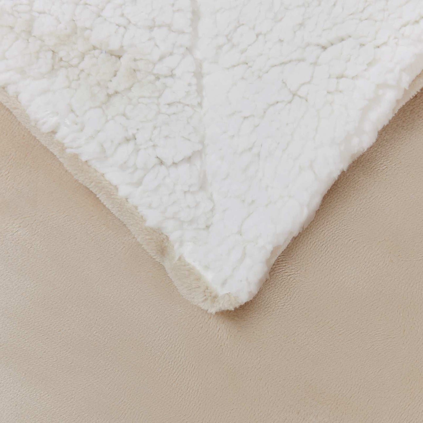 Kastteppe Beige 130 x 150 cm Fleece