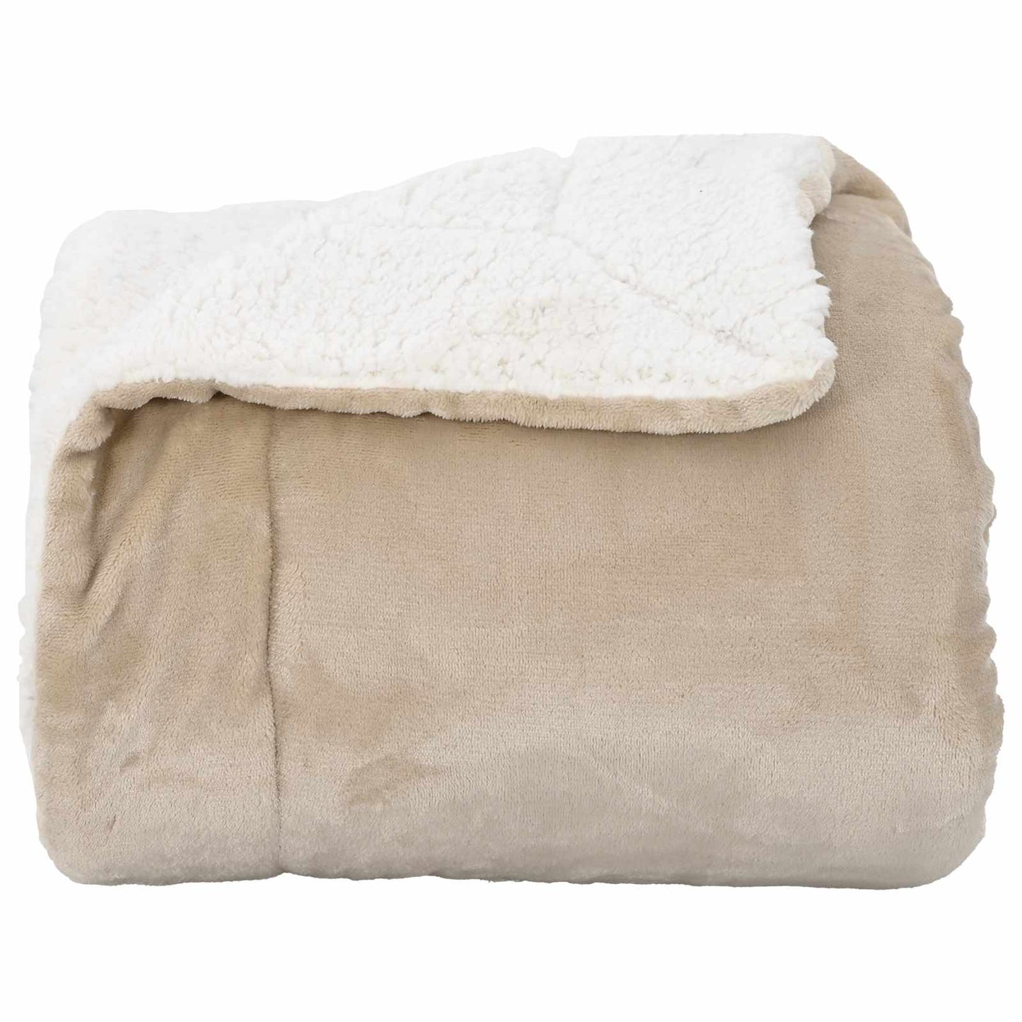 Kastteppe Beige 130 x 150 cm Fleece