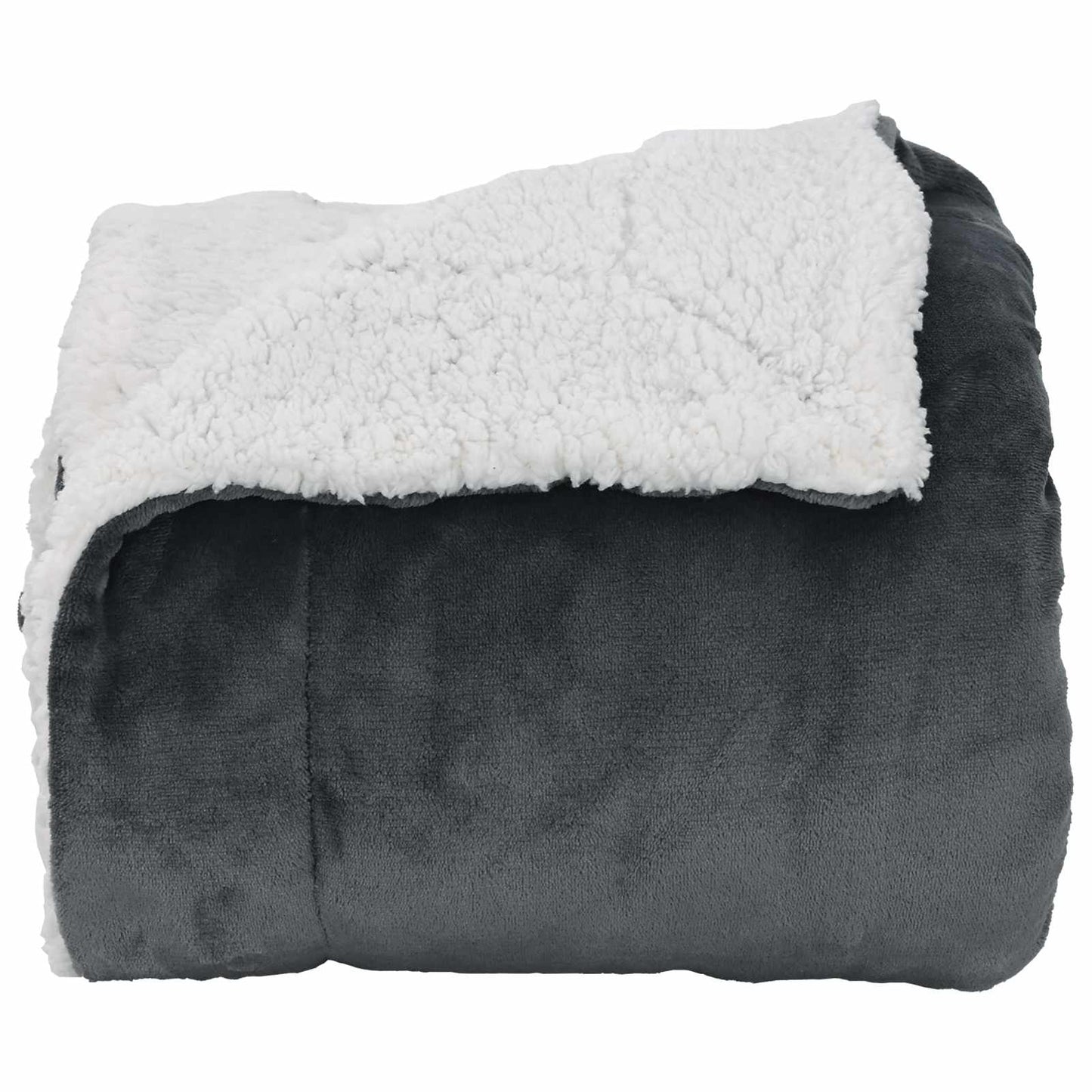 Kastteppe Mørkegrå 130 x 150 cm Fleece
