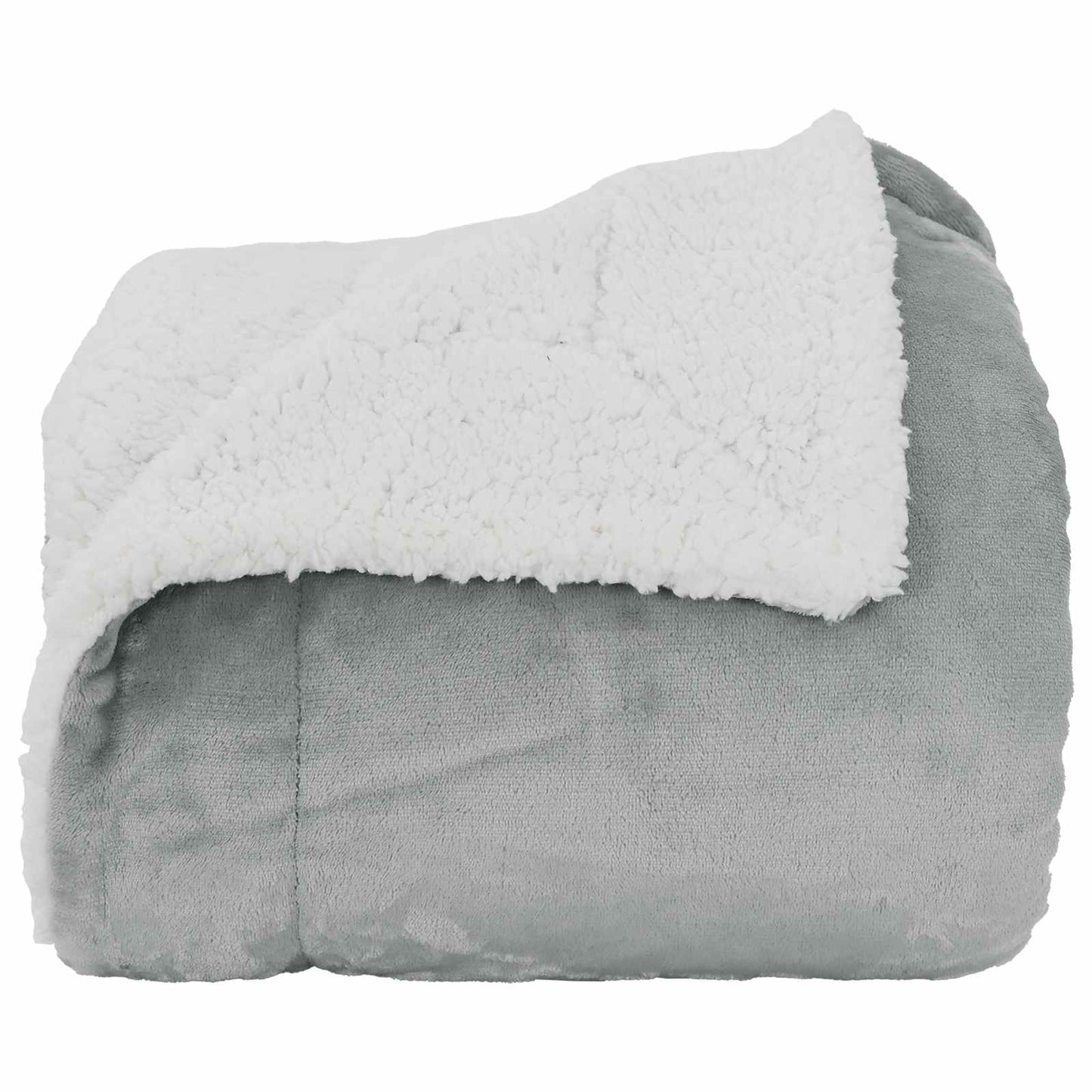 Kastteppe Grå 220 x 240 cm Fleece