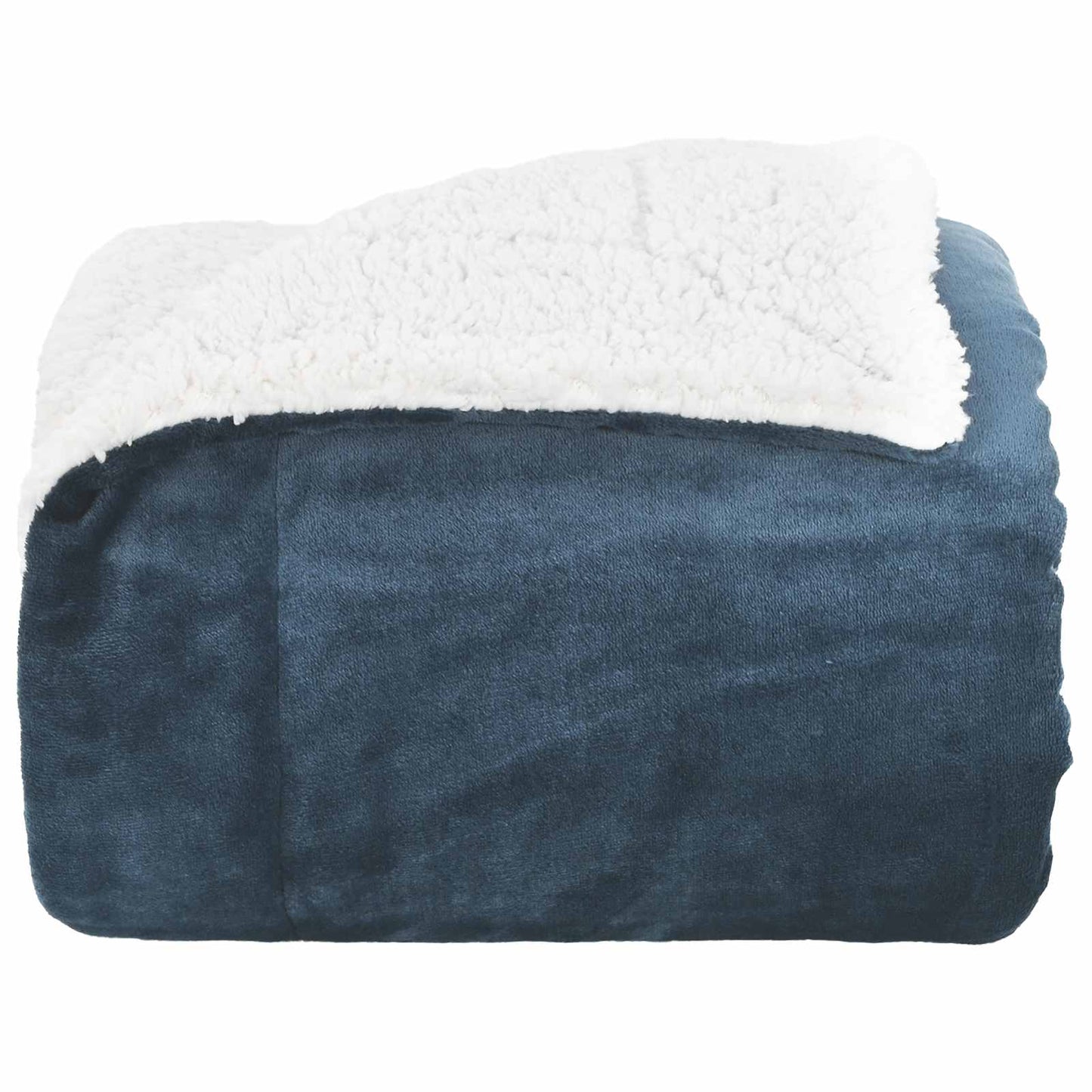 Kastteppe Marineblå 150 x 200 cm Fleece