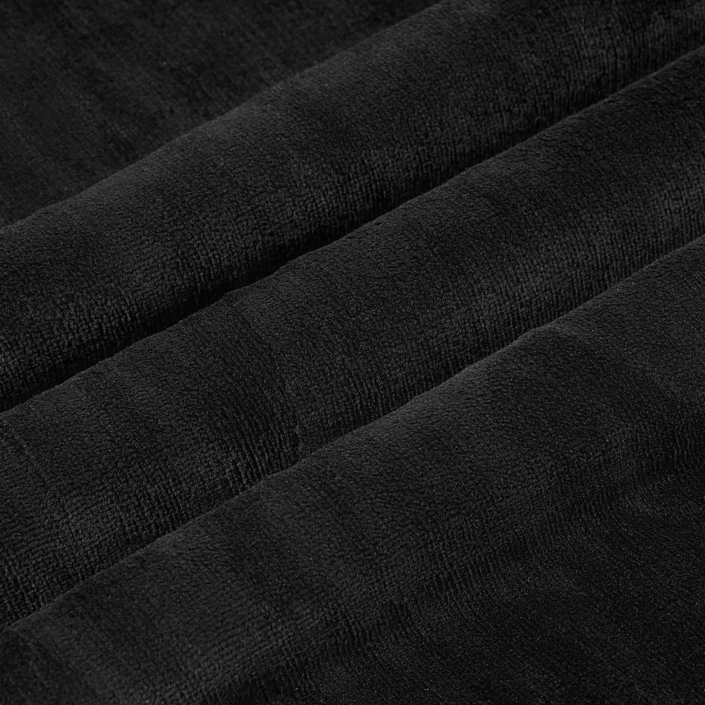 Kastteppe Svart 150 x 200 cm Fleece