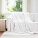 Kastteppe Hvit 240 x 270 cm Fleece