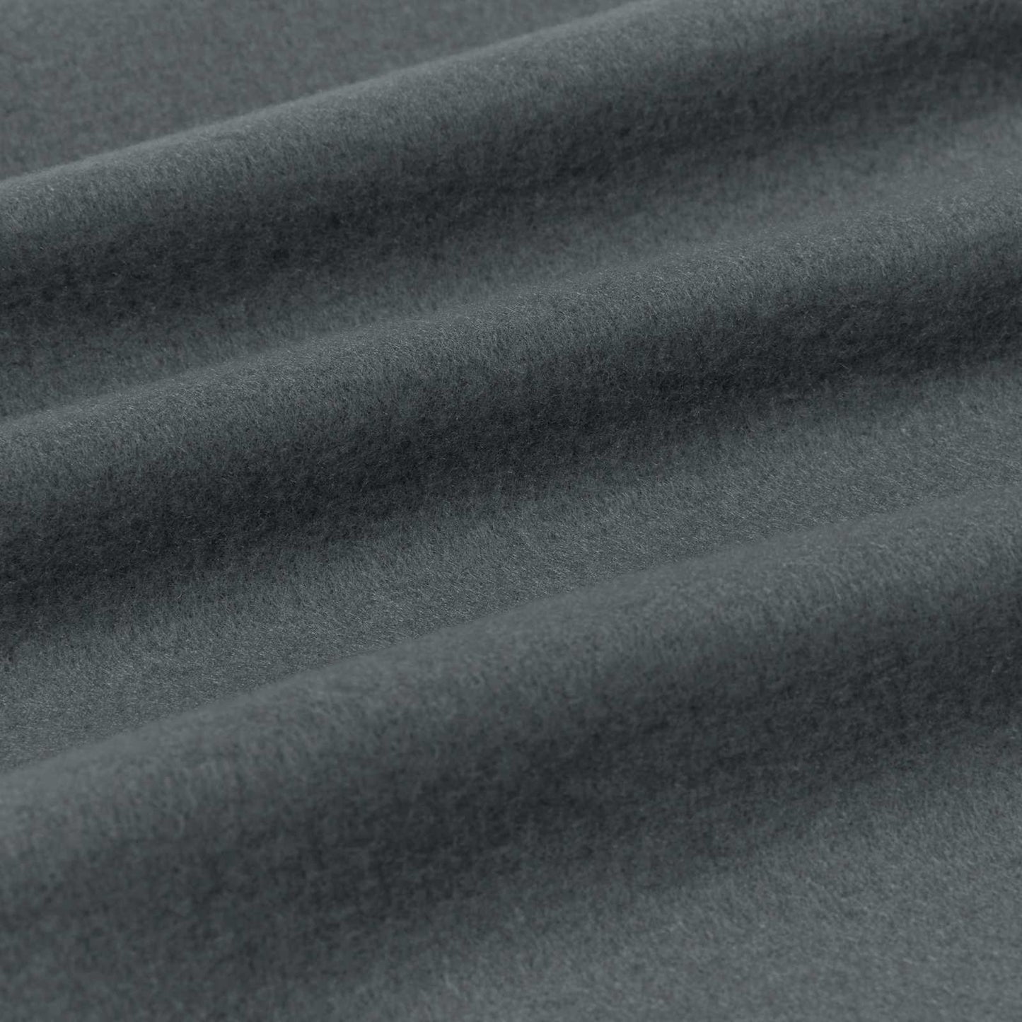 Kastteppe Mørkegrå 240 x 220 cm Fleece