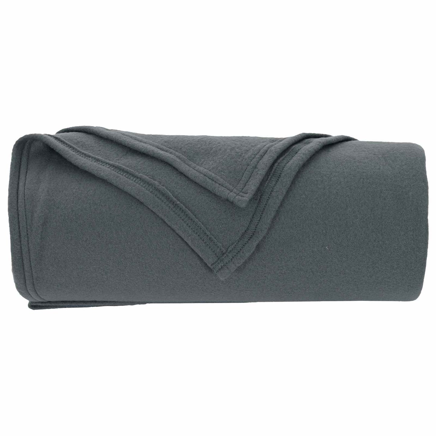 Kastteppe Mørkegrå 240 x 220 cm Fleece