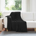 Kastteppe Svart 170 x 130 cm Fleece