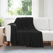 Kastepledd 6 pcs Svart 200 x 150 cm Fleece
